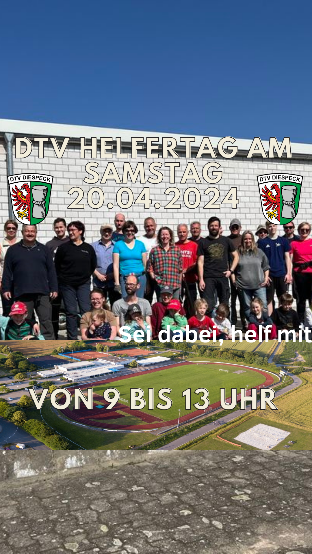 Read more about the article DTV Helfertag am Samstag 20.04.2024